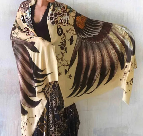 Wings Fantasy Shawl Scarf Festival Cloak Rave Accessories