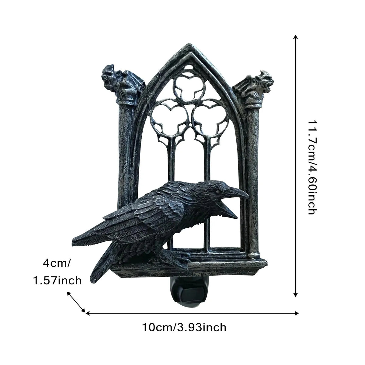 Halloween Crow Night Light Halloween Gothic Decoration Haunted House Decor