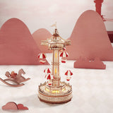 Parachute Tower DIY 3D Wooden Model Kit