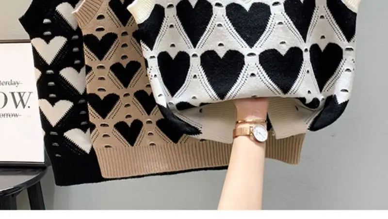 Love Heart Sweater Vest