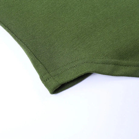 Scooped Long Sleeve Fitted Tees Basics T-Shirts
