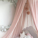 Netting Pompoms Canopy Decoration Nursery Kids Room Decor