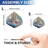 Shell Castle Unique Shape Wooden Jigsaw Puzzles