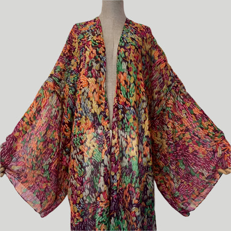 Monet's Cover Up Boho Long Kimono Duster