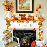 9pcs Velvet Artificial Pumpkins 3 Size Mixed Halloween Party Thanksgiving Home Table Decoration Autumn Fall Decor