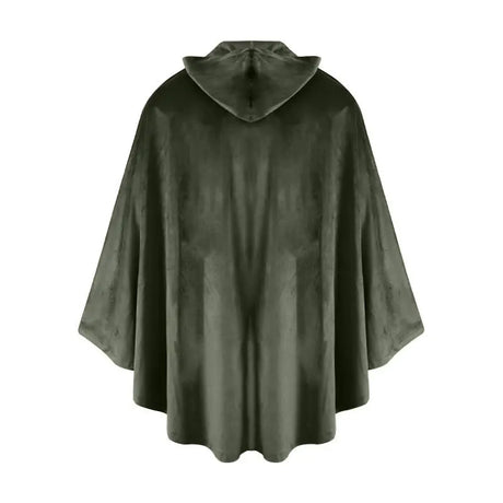 Short Medieval Velvet Capelet Hooded Cloak Renaissance Cape