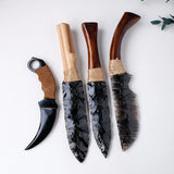 Vorgan The Dozer's Obsidian Daggers Natural Stone Altar Knives