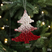 Christmas Snow Kissed Hanging Ornaments Ballet Girl Elk Swan