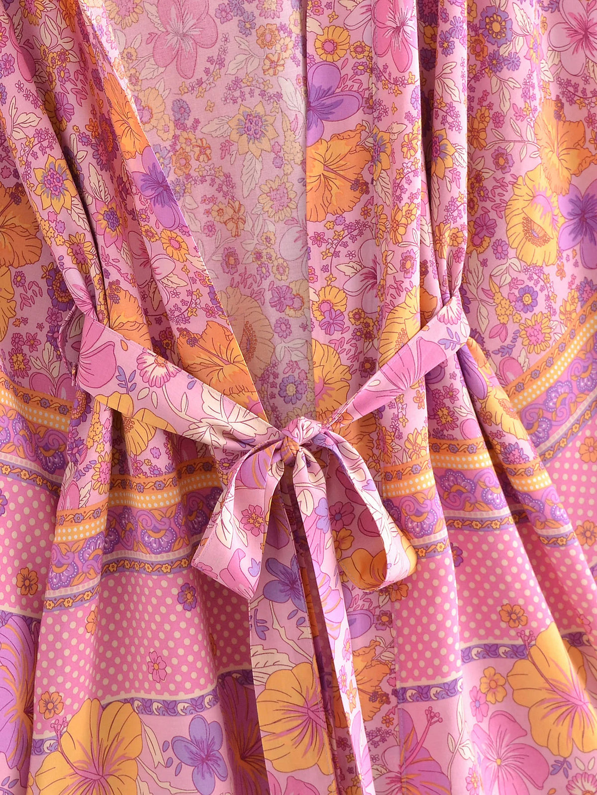 Boho Cover Ups Short Kimono