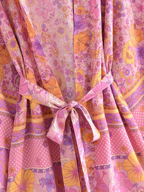Boho Cover Ups Short Kimono