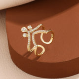 Zircon Nail Jewellery Wearable Art Finger Tip Rings