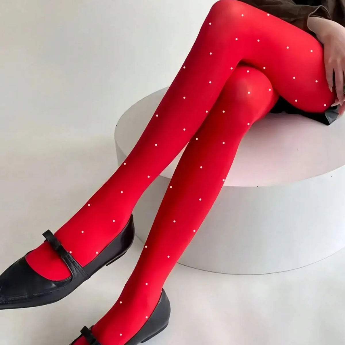 Polka Dot Pantyhose
