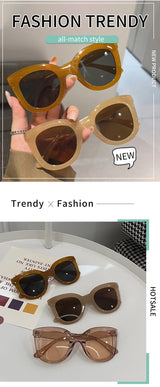 Butterscotch Oversized Sunglasses UV400