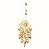Flaming Sun Crystal Sun Catcher Hanging Decor