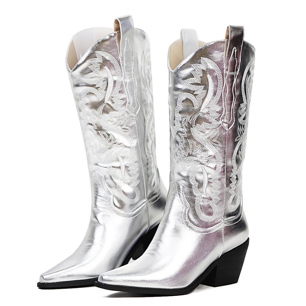 Beebops Metallic Cowboy Boots