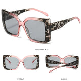 Astrid's Oversized Square Sunglasses with Gradient Lenses