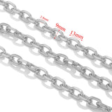1meter PVD Gold Plated Stainless Steel Thick Large Heavy Chains Necklace Bracelet DIY Jewellery Making Finding
