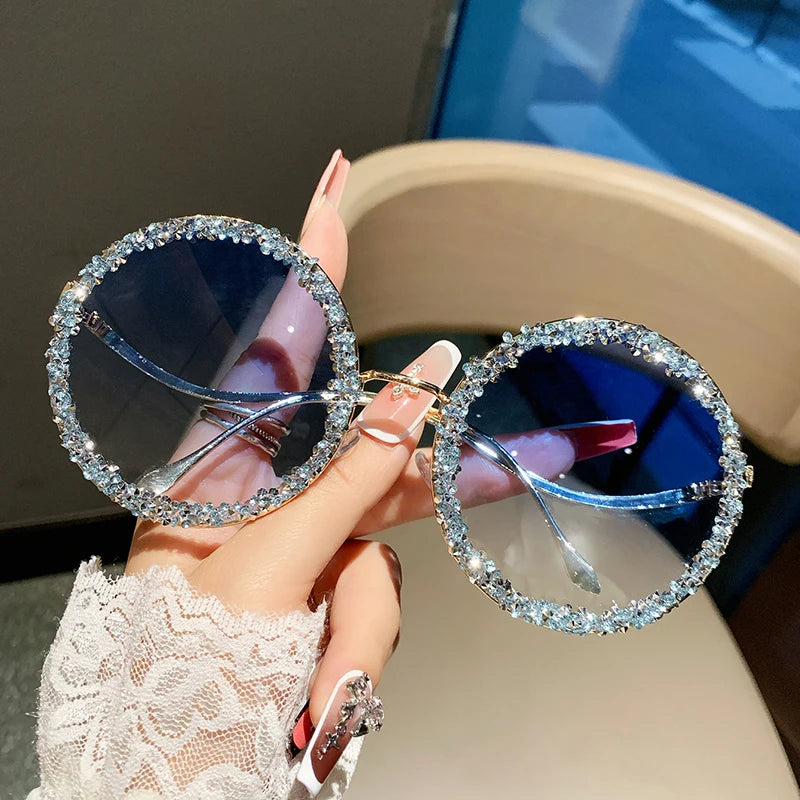 Diamond Moon Fun Glasses Sunglasses
