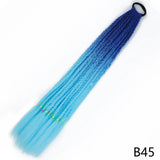 Long Braided Ponytail Hair Extensions 60CM