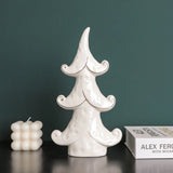 Nordic Style Ceramic Tree Figurines Christmas Decorations
