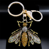 Crystal Bee Keyring