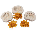 Peony Sunflower Lotus Rose Silicone Flower Moulds