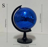 Rotating Mirror Ball Disco Globe Decor