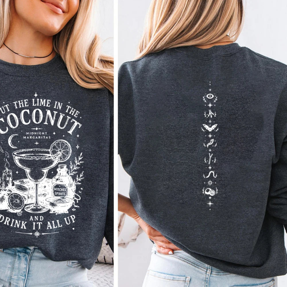Midnight Margaritas Practical Magic Sweatshirt Pullover
