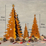 Rustic Vintage Christmas Tree Garden Stakes