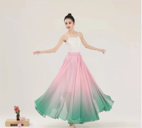 Fleur's Gradient 720 Degree Flamenco Dance Skirts