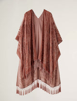 Stevie's Boho Tassel Velvet Kimonos