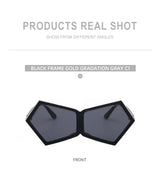 Oversized Futuristic Goggle Sunglasses