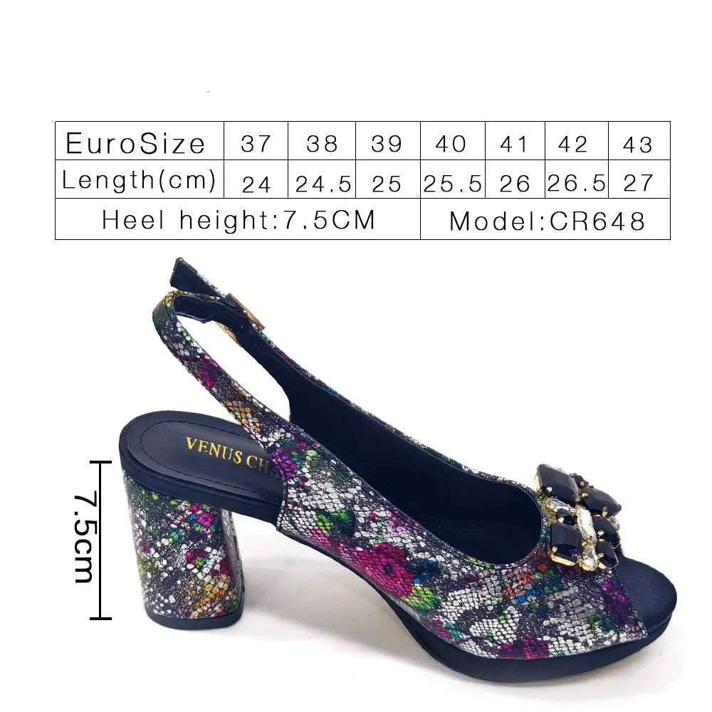 Spring Garden Party Shoes And Matching Bag Set