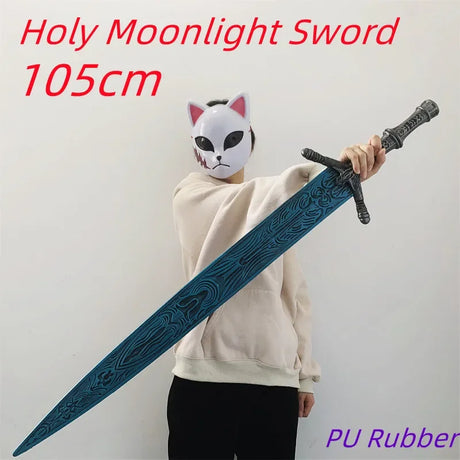 Holy Moonlight Rubber Prop Swords Cosplay Larp Costume