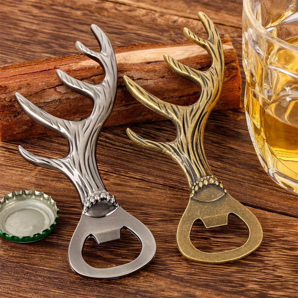 Elk Antler Beer Bottle Openers