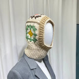 Handmade Crochet Balaclava Hoodie Hats