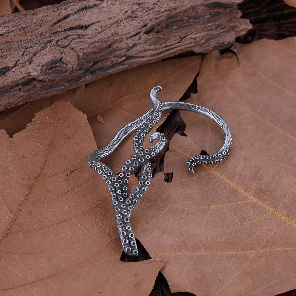 Stainless Steel Octopus Tentacles Non-piercing Ear Cuffs