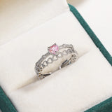 Sweet and Dainty Colourful Zircon Rings Gift Idea