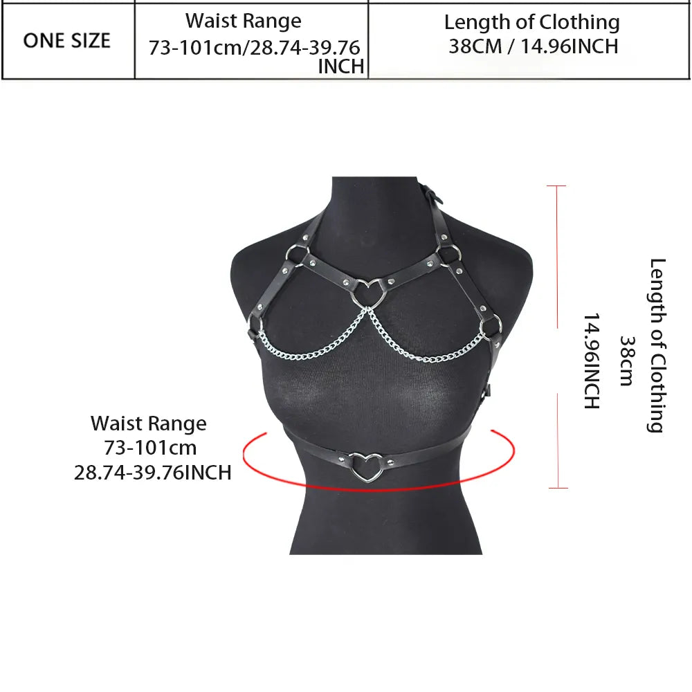 Gothic Punk Body Harnesses