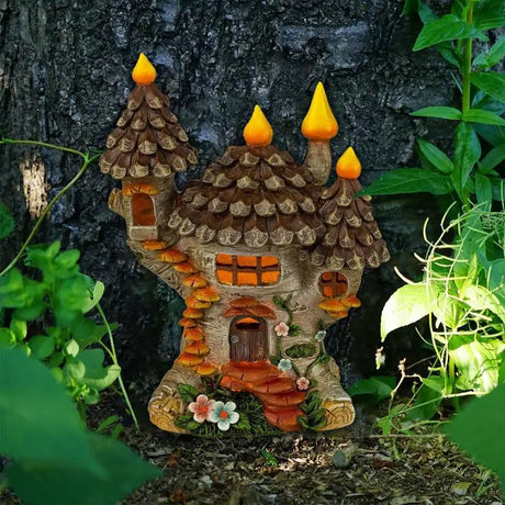 Miniature Fairy Elf Door Wooden 2D Printed Decor