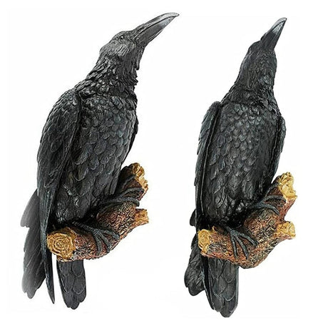 Quoth the Raven Resin Statue Halloween Decor