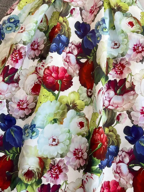 Spring Races Floral Tank Dress with Pockets