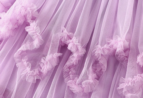 Handkerchief Layers Tulle Midi Skirt Ten Colours