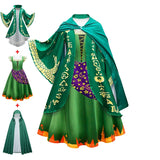 Hocus Pocus 2 Halloween Costume Child Sanderson Sisters Party Dresses Winifred Witch Costumes Children