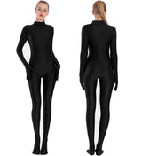 Cat Burglar Adult Spandex Full Body Zentai Footed Jumpsuit Unisex Bodysuit Unitard Halloween Costume