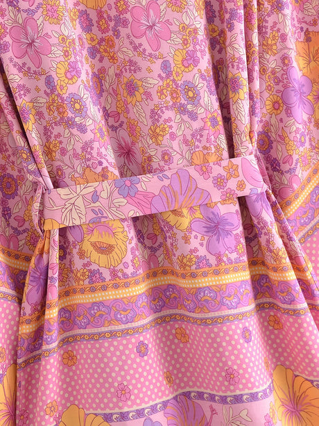 Boho Cover Ups Short Kimono