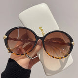 Shania's Round Sunglasses Oversized Vintage Shades
