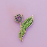 Wildflower Botanical Enamel Pins Badges