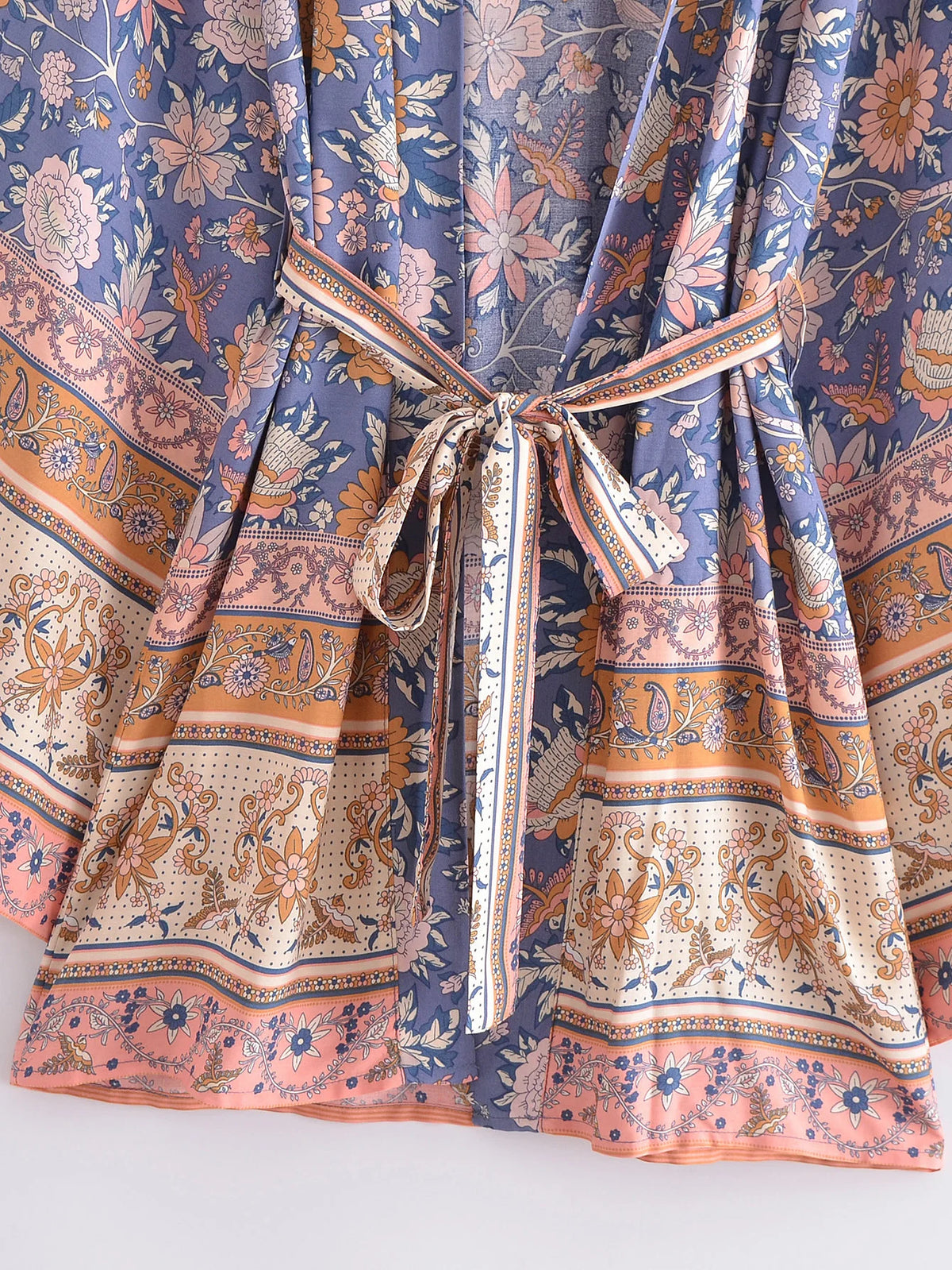 Boho Cover Ups Short Kimono