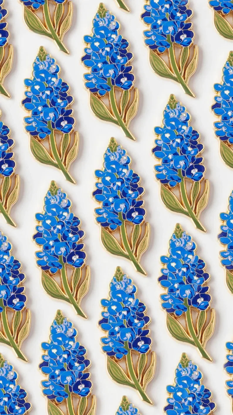 Wildflower Botanical Enamel Pins Badges